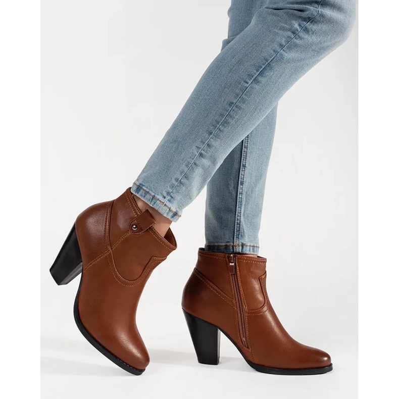 Talons hauts marrons brun 2