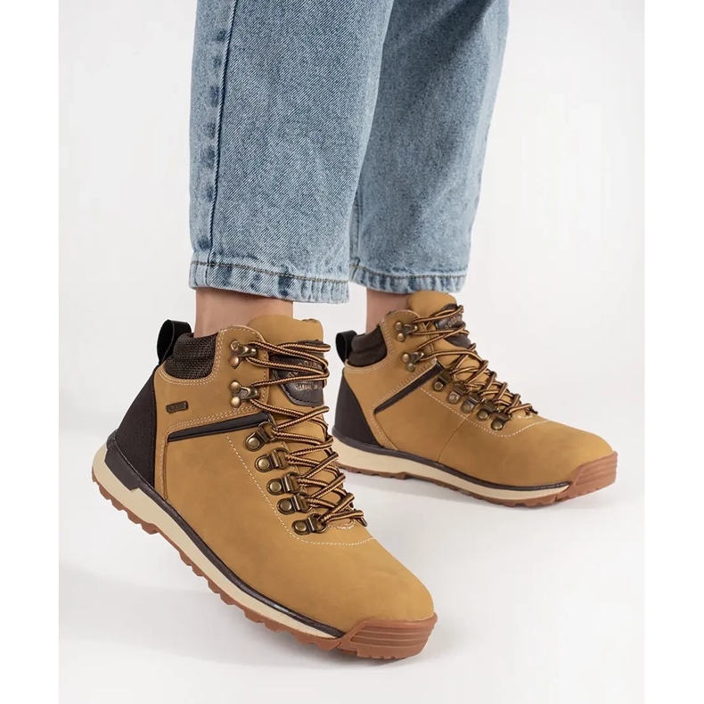 Goodin Chaussures de trekking féminin brun clair 2