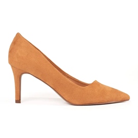 Seastar Camel pompe sur le talon haut brun 1