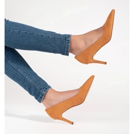 Seastar Camel pompe sur le talon haut brun 3