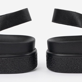 Goodin Sandales élégantes noires sur la plate-forme le noir 1 Goodin Sandales élégantes noires sur la plate-forme le noir 1