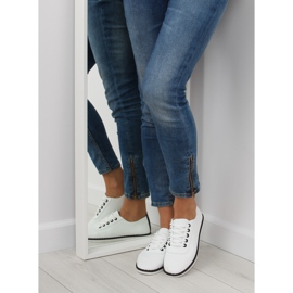 Baskets femme blanches L-6 Noir 3