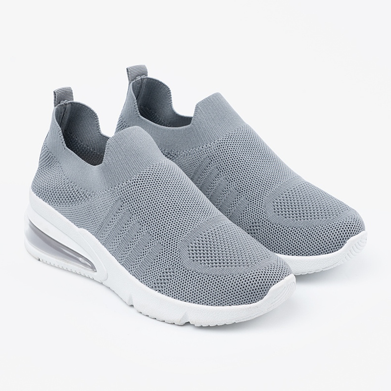 Chaussures de sport en forme de gris 1