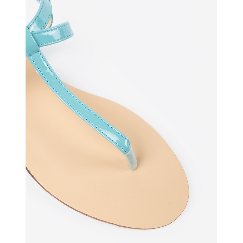 Sandales bleues de style bleu pour femmes 1