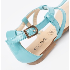 Sandales bleues de style bleu pour femmes 2