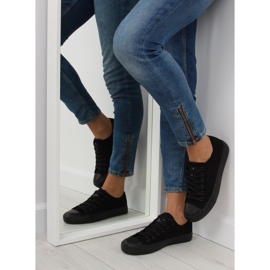 Baskets en daim noir pour femmes G-94 noir le noir 6