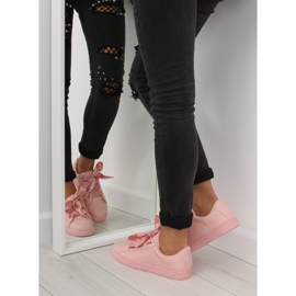 Baskets roses BL1250-SP roses avec ruban 1