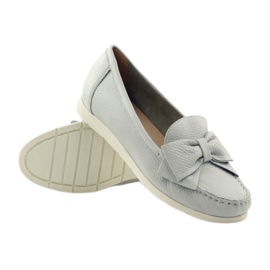 Mocassins Caprice chaussures femme gris 3