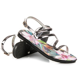 Vinceza Sandales fermées par une boucle gris 2 Vinceza Sandales fermées par une boucle gris 2