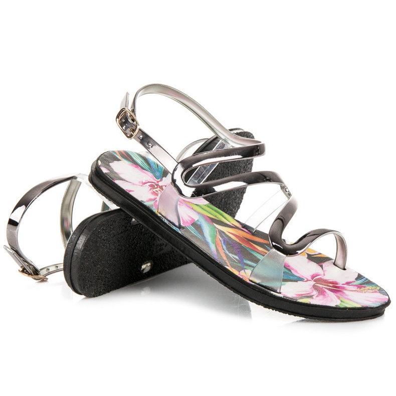 Vinceza Sandales fermées par une boucle gris 2 Vinceza Sandales fermées par une boucle gris 2