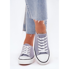 Baskets bleues classiques des femmes 3