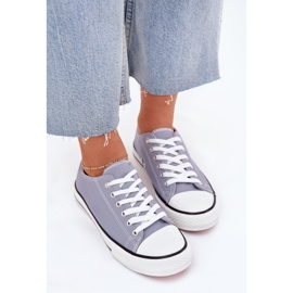 Baskets bleues classiques des femmes 5