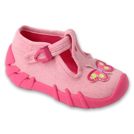Befado Children's Slippers Pink110p507 Mères Application rose 1