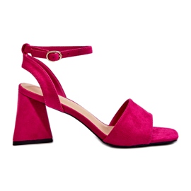Vinceza Talons des femmes avec Eco-Eco-écho Fuksia rose 3