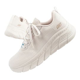 Skechers bobs b flex baskets 117385 / ofwt chaussures beige 1