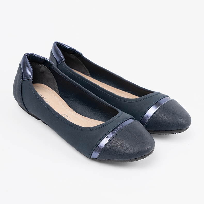 Ballerines bleues marines 1