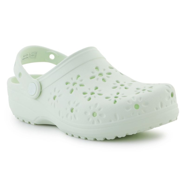 Crocs Classic Floral Cut Out Clog 210927-3YH vert 1