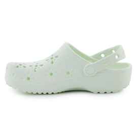 Crocs Classic Floral Cut Out Clog 210927-3YH vert 4