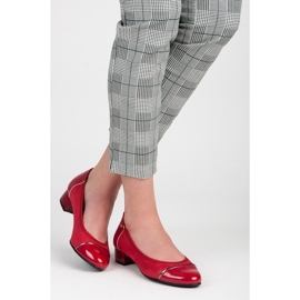Vices Chaussures décontractées à talons bas rouge 3