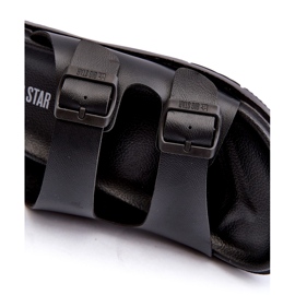 Tongs Légères Pour Hommes Avec Boucles Big Star NN174597 Noir le noir 2