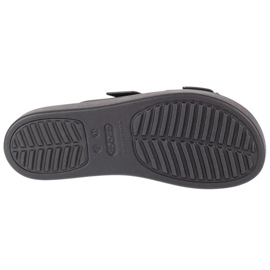 Crocs Brooklyn Low Wedge Sandal 207431-001 tongs le noir 3 Crocs Brooklyn Low Wedge Sandal 207431-001 tongs le noir 3