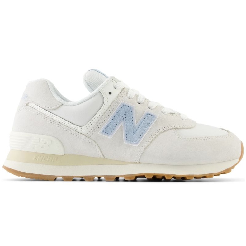 Sneakers féminins New Balance NB 574 Beige Lifestyle Sports Shoes (WL574QA2) 1
