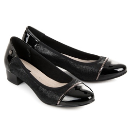 Vices Chaussures décontractées à talons bas le noir 1
