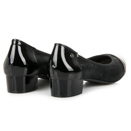 Vices Chaussures décontractées à talons bas le noir 4