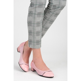 Vices Chaussures décontractées à talons bas rose 3