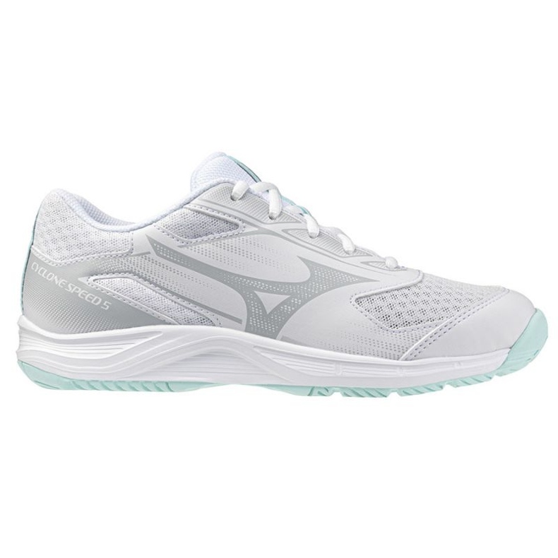 Mizuno Cyclone Speed ​​5 V1GC258045 Volleyball Chaussures blanche 1