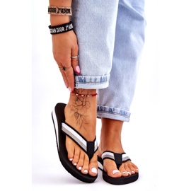 Tongs à plateforme Big Star pour femmes LL274781 Noir le noir 1