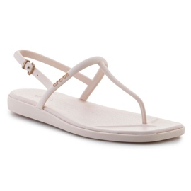 Sandals Crocs japonais des femmes Miami Thong Flip 209793-0ww Def beige 1