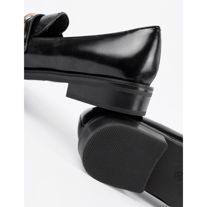 Seastar Mocassins vernies noirs avec perles 1