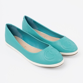 Ballerines féminines bleues 1