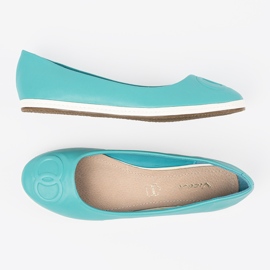Ballerines féminines bleues 3