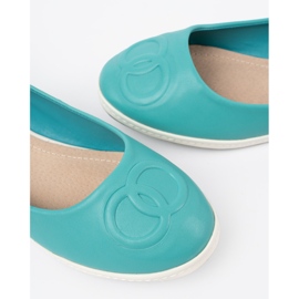 Ballerines féminines bleues 4