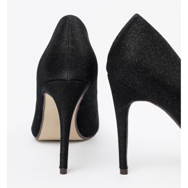 Seastar Pompes à paillettes noires avec doigts nus 1