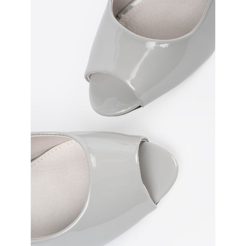 Goodin Talons hauts peints gris 1