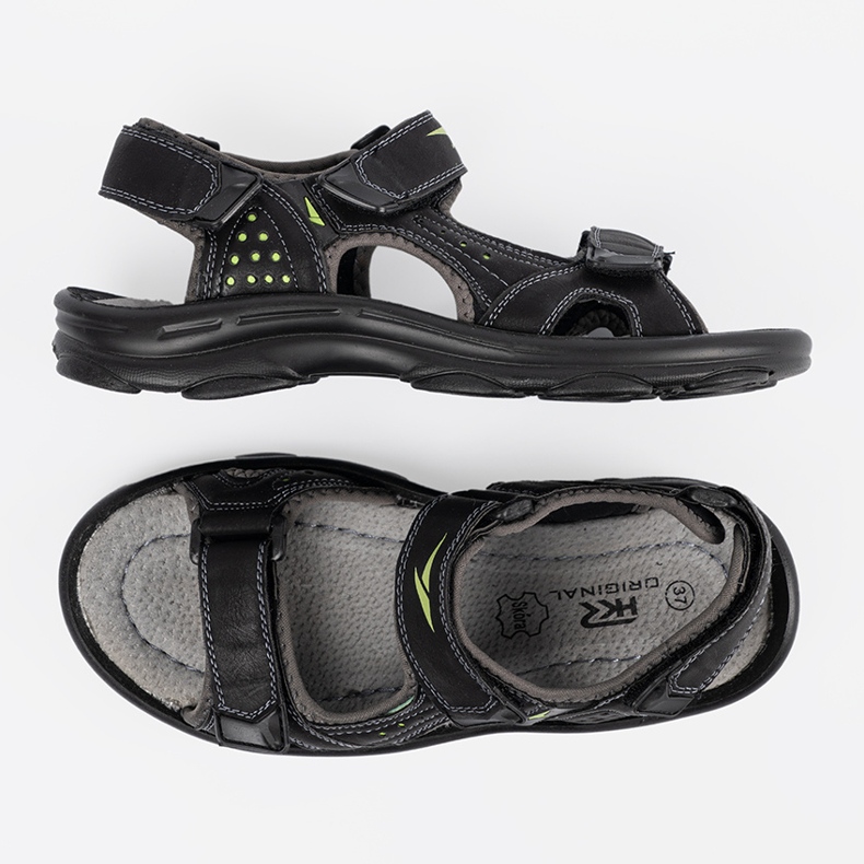 Shelvt Sandales sportives noires 1