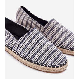 Espadrilles masculines avec bleu marine tresse 2 Espadrilles masculines avec bleu marine tresse 2