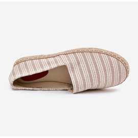 Espadrilles pour hommes avec tresse beige 2