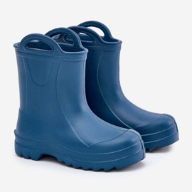 Galoshes pour enfants de Lemigo Doggy 735 Blue marine bleu 1