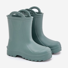 Galoshes pour enfants de Lemigo Doggy 735 Green vert 1