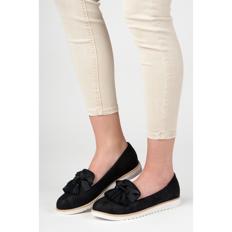 Vices Lords en daim à franges le noir 1