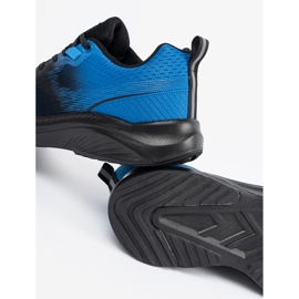 DK Chaussures de sport pour hommes noirs et bleu marine 1