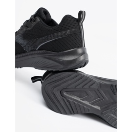 DK Chaussures de sport pour hommes légers noirs 1