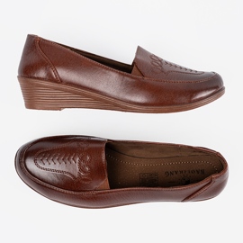Chaussures d'insertion classiques marron brun 3
