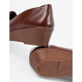Chaussures d'insertion classiques marron brun 1