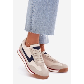 EVento Baskets beiges pour femmes, chaussures de sport 1