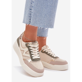 Baskets pour femmes sur la plate-forme Leopard Beige 1 Baskets pour femmes sur la plate-forme Leopard Beige 1